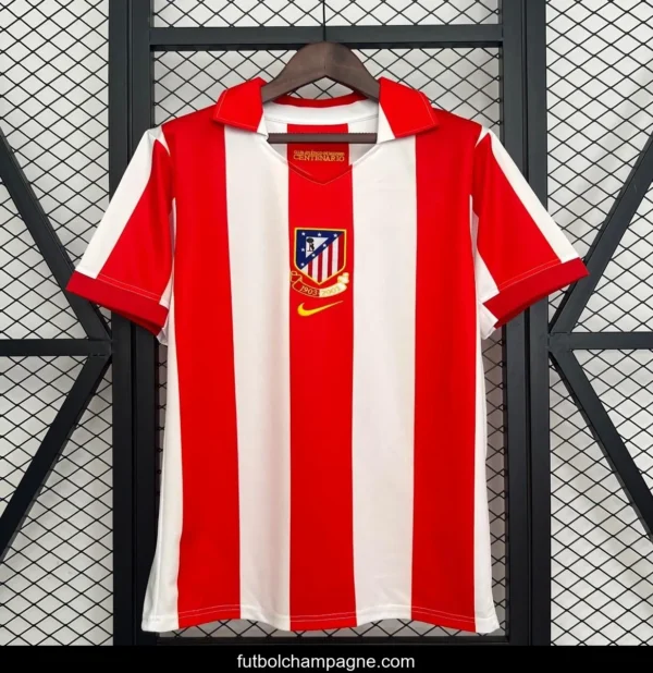 03_04 Retro Atletico Madrid Centenary Home Stadium Jersey - Image 6
