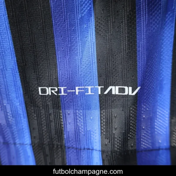 25_26 Player Version Inter Milan Home Long Sleeve Jersey - Image 3
