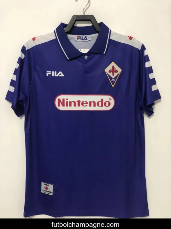 Retro 98_99 Fiorentina Home Soccer Jersey - Image 8