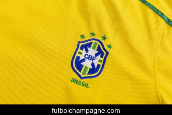Retro 1998 Brazil Home Soccer Jersey - Image 8