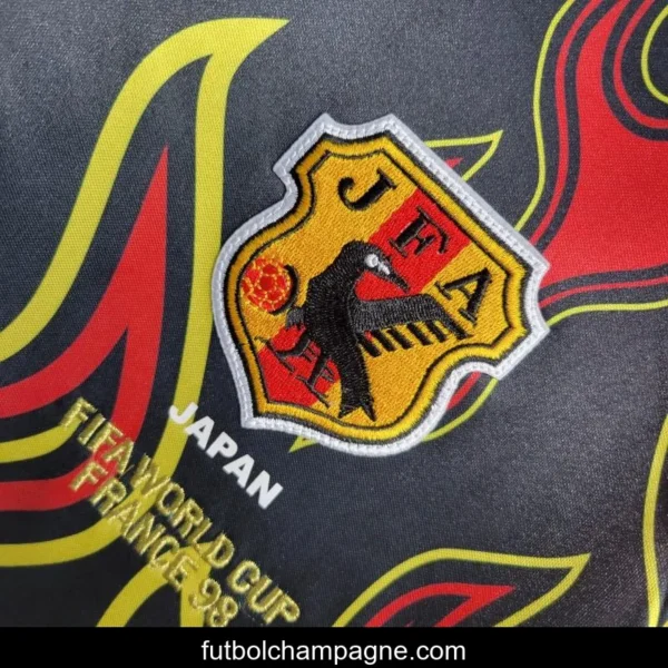 Retro 1998 Japan Goalkeeper Red Flame Jersey - Image 5