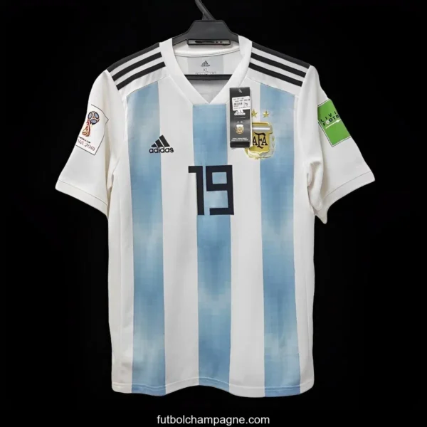 Retro 2018 Argentina Home Jersey - Image 3