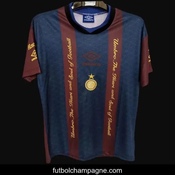 Retro 94_95 Inter Milan Training Jersey Wine Color Jersey - Image 4