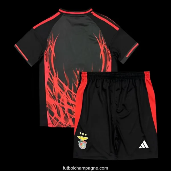 25_26 Kids Benfica Away Black Concept Jersey - Image 2