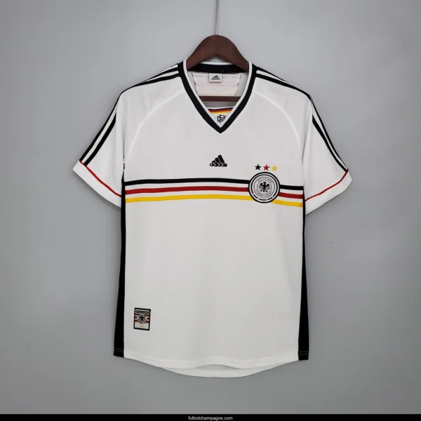 Retro Germany 1998 home Soccer Jersey - Image 4
