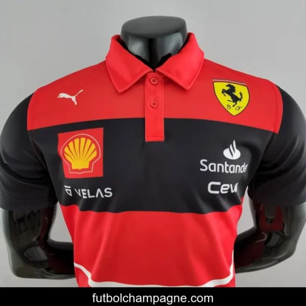 2022 F1 Ferrari Red Polos 0005 - Image 4