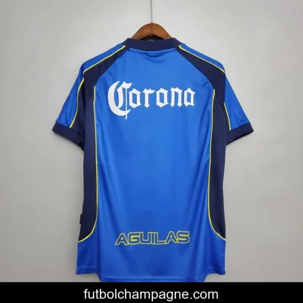 Retro 01_02 Club America Away Blue Jersey - Image 5