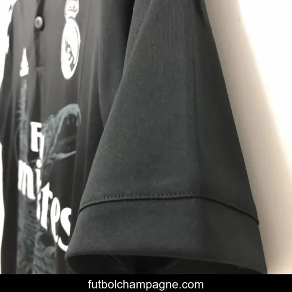 Retro 14_15 Real Madrid Third Dragon Black Soccer Jersey - Image 7