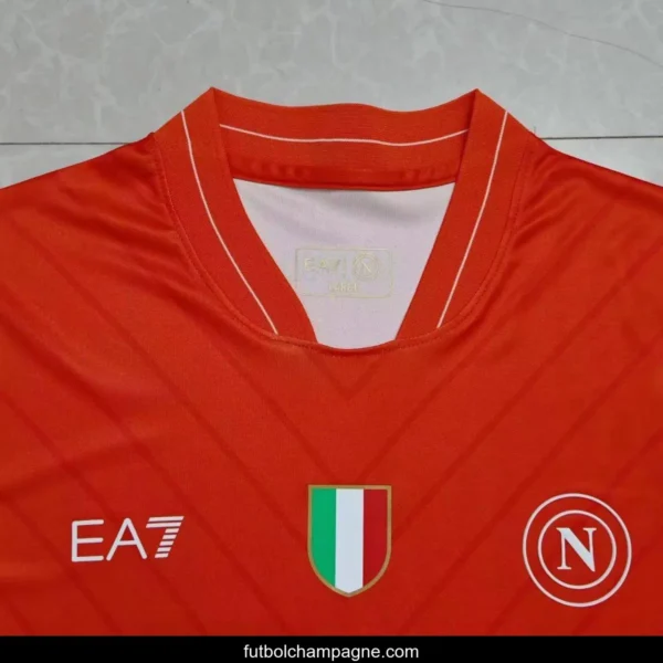 25_26 Napoli Red Goalkeeper Jersey - Image 3