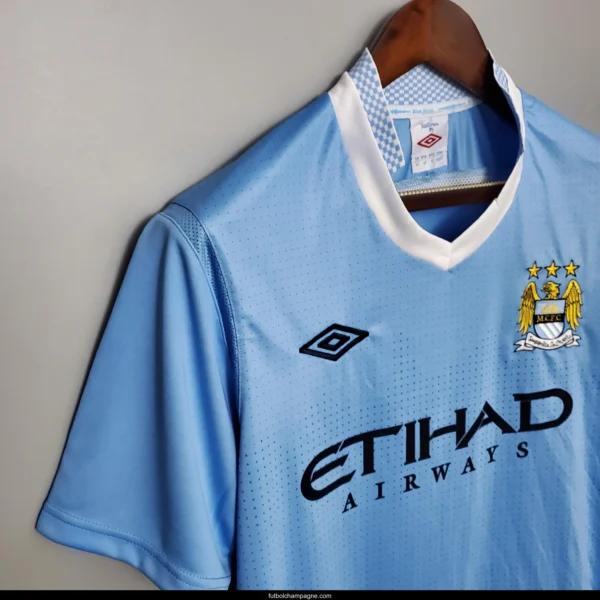 Retro Manchester City 11_12 home Soccer Jersey - Image 6