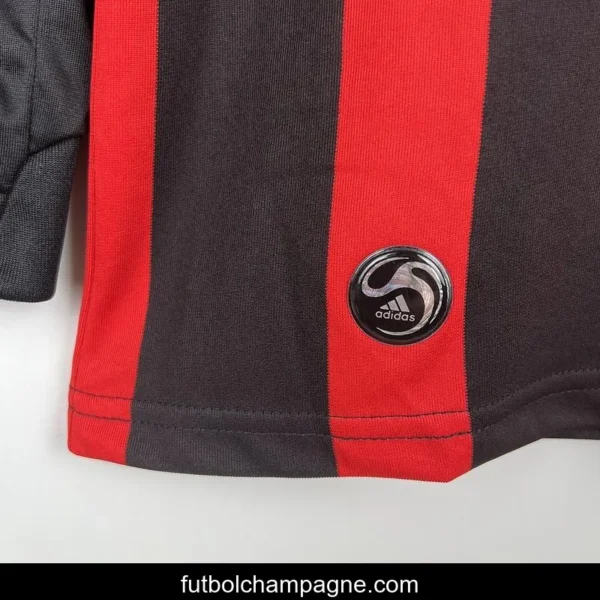 Retro 08_09 AC Milan Home Long Sleeve Jersey - Image 5