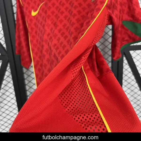 2004 Retro Portugal Home Jersey - Image 8