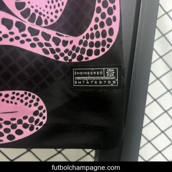 24_25 Inter Milan Black With Pink Snake Jersey - Image 7