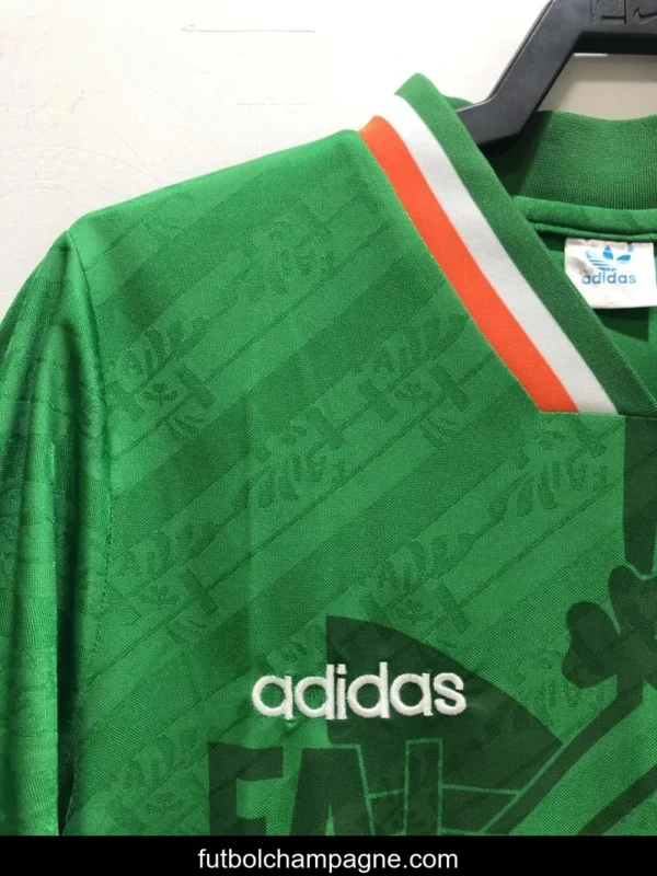 Retro 1994 Ireland Home Soccer Jersey - Image 5