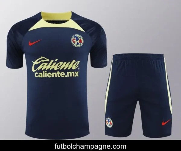 24_25 Club America Navy Short Sleeve Jeresy+Shorts - Image 15