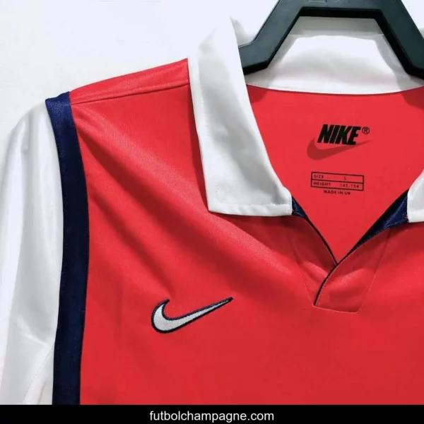 Retro 98_99 Arsenal Home Soccer Jersey - Image 8