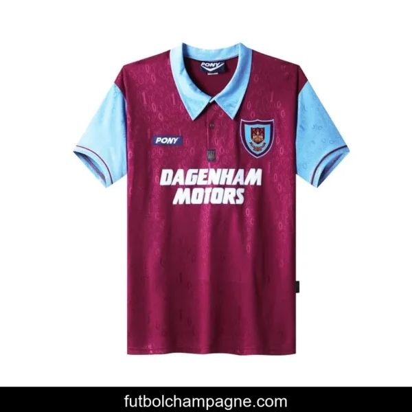 Retro 95_97 West Ham United Home Jersey - Image 7