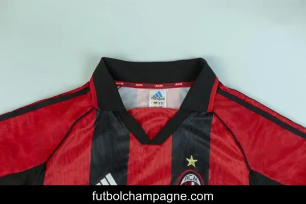 RETRO 98_00 AC Milan Home Soccer Jersey - Image 4
