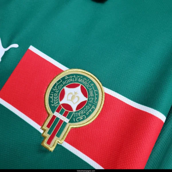 Retro 1998 Morocco home Soccer Jersey - Image 7