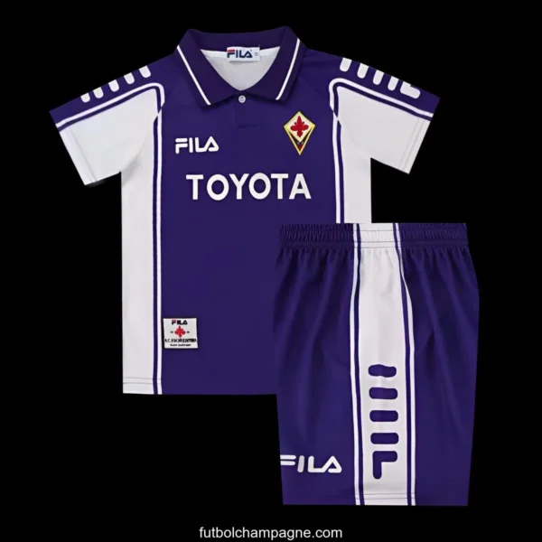 Retro Kids 99_00 Fiorentina Home Soccer Jersey - Image 10