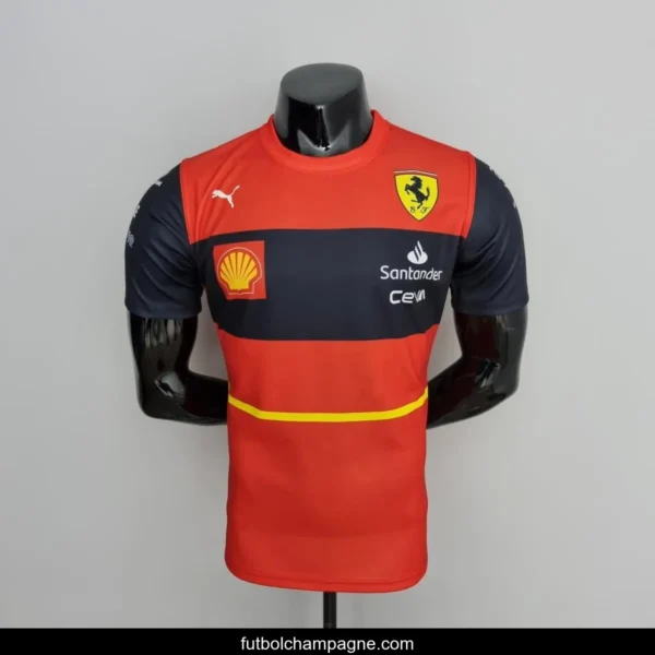 2022 F1 Formula One; Ferrari racing suit crew neck red 55 - Image 4