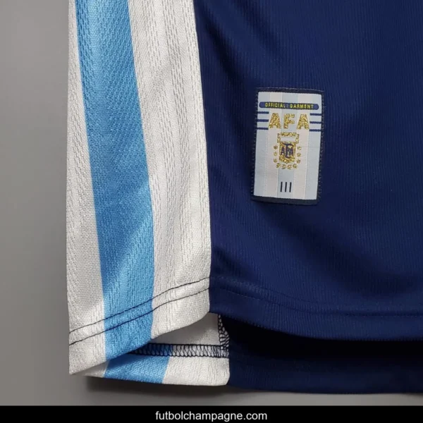 Retro Argentina 1998 away Soccer Jersey - Image 8