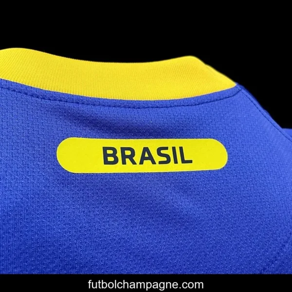 Retro 2010 Brazil Away Soccer Jersey - Image 16