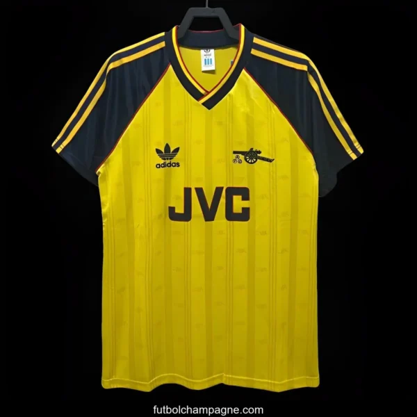 Retro 88_90 Arsenal Away Yellow Jersey - Image 3