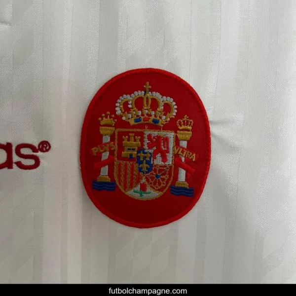 Retro 1994 Spain Away White Jersey - Image 5