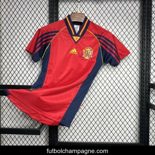 Retro 1998 Spain Home Jersey - Image 8