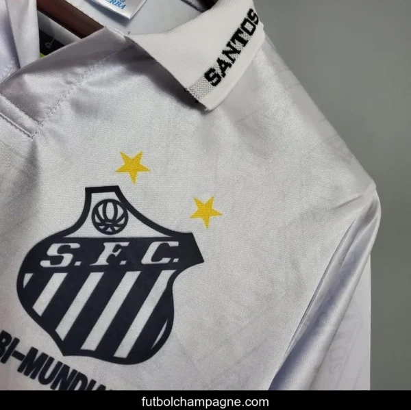 Retro 93_94 Santos Home Jersey - Image 6