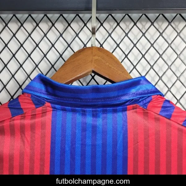 Retro 91_92 Barcelona Home Long Sleeve Jersey - Image 6