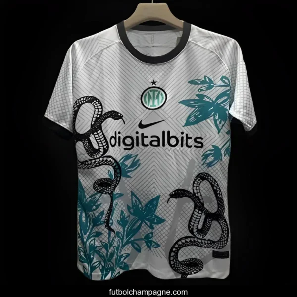 24_25 Inter Milan White Japan Nature Jersey - Image 3