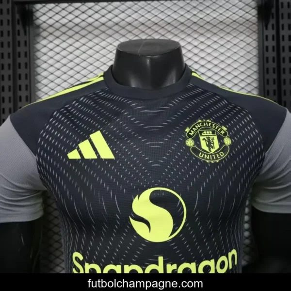 Player Version 25_26 Manchester United Grey with Gradient Wave Pattern Jersey - Image 6