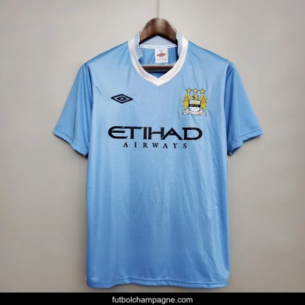 Retro Manchester City 11_12 home Soccer Jersey - Image 7