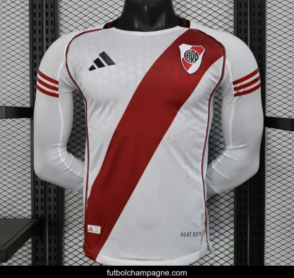 Player Version 25_26 River Plate Home Long Sleeve Jersey - Image 4