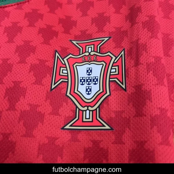 2004 Retro Portugal Home Jersey - Image 9