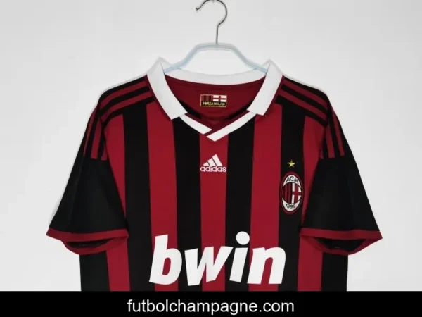 Retro 2009_10 AC Milan Home Soccer Jersey - Image 8