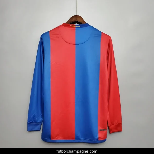 Retro Barcelona 06_07 Long sleeve home Soccer Jersey - Image 9