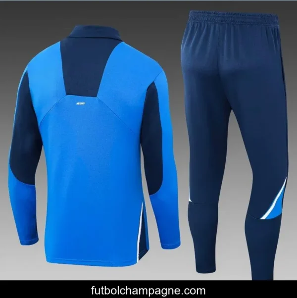 24_25 Porto Blue Half Zipper Jacket+Long Pants - Image 2