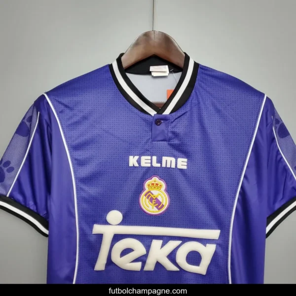Retro Real Madrid 97_98 away Soccer Jersey - Image 7