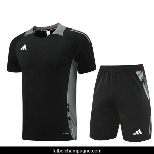 24_25 Adidas Black Short Sleeve Jersey+Shorts - Image 14