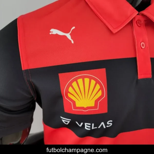 2022 F1 Ferrari Red Polos 0005 - Image 6