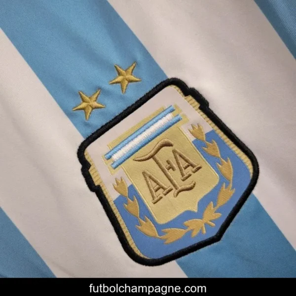 Retro 2014 Argentina Home Jersey - Image 4