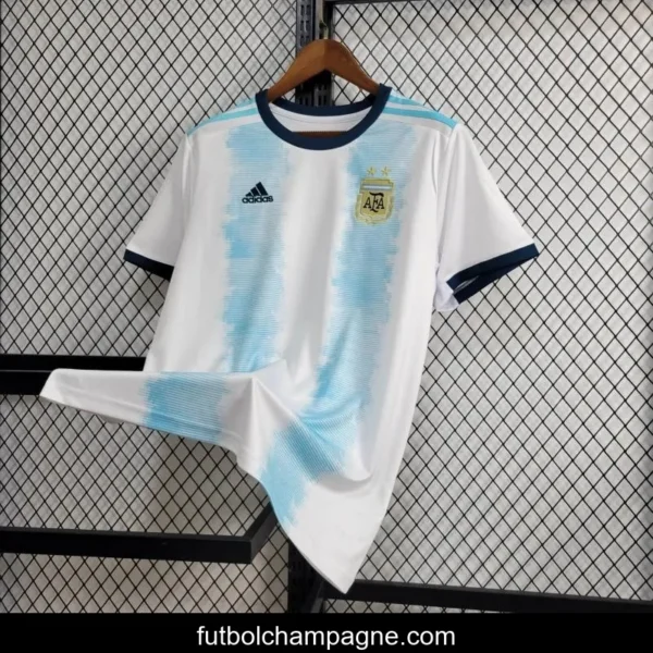 Retro 2019 Argentina Home Jersey - Image 6