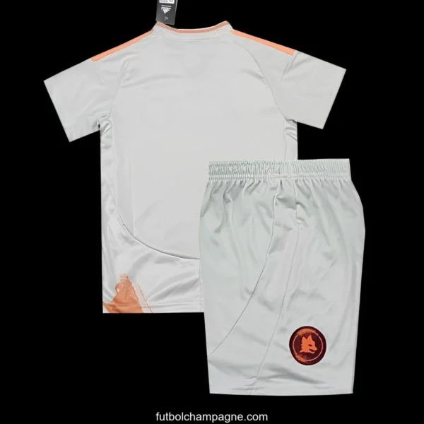 24_25 Kids AS Roma Away Jersey - Image 3