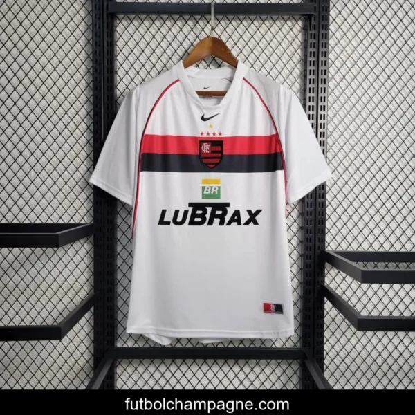 Retro 01_02 Flamengo Away White Jersey - Image 6