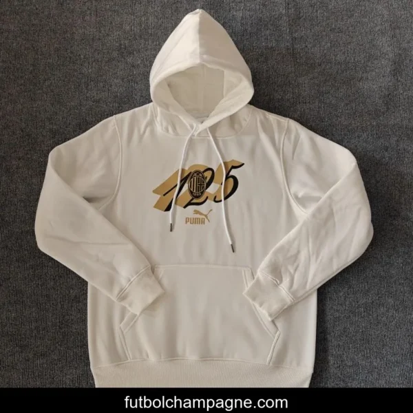 24_25 AC Milan 125Th Navy_Red_Black_Beige Hoodie WIth Black Badge - Image 5