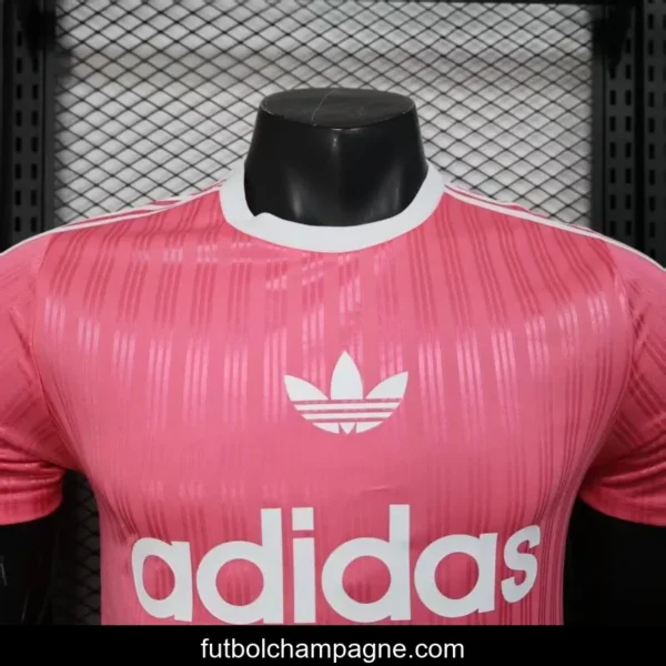 Player Version 2025 Adidas Original Pink T-Shirt - Image 5