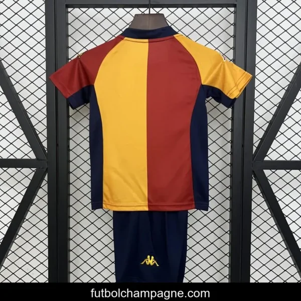 Retro 01_02 Kids Roma Home Size 16-28 Jersey - Image 6